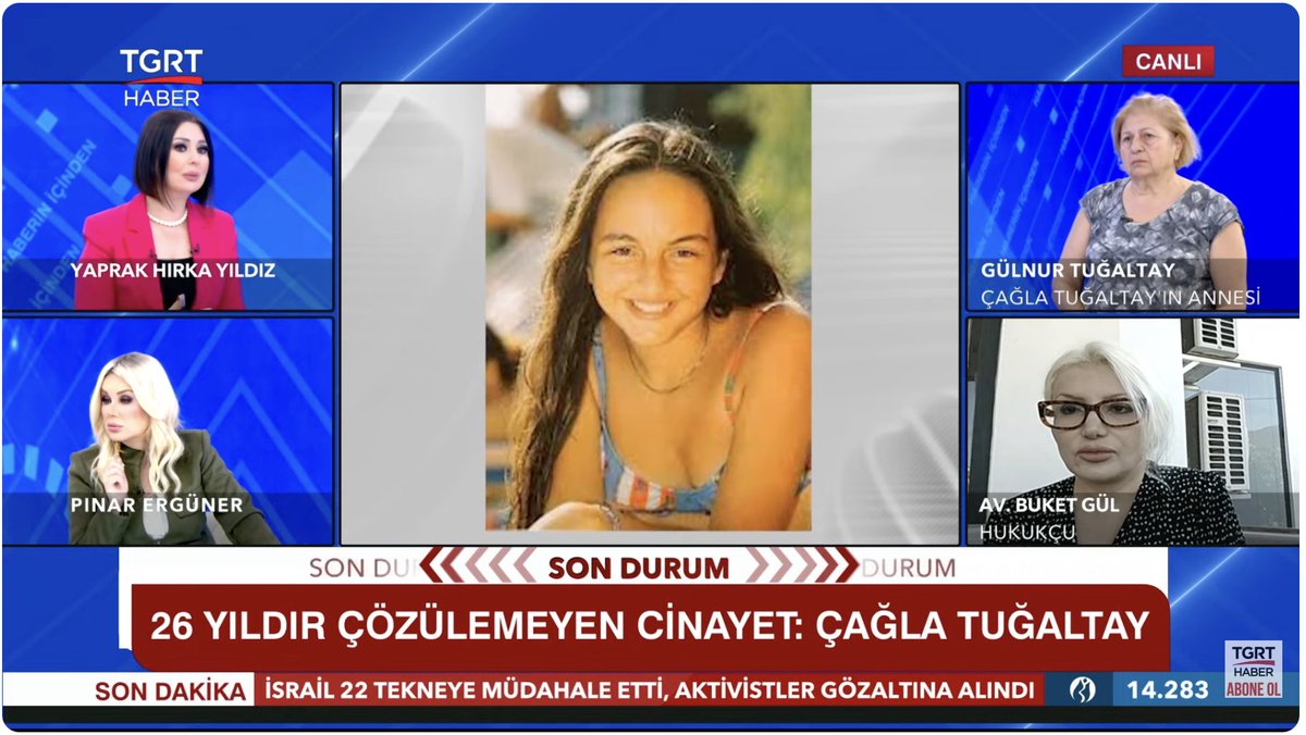 sezer_hande11's tweet photo. Çağla'nın avukatı @Buket48gul canlı yayında.
TGRT Haber Canlı Yayın ᴴᴰ - Son Dakika Canlı Haber İzle https://t.co/wQnbsTzXXN https://t.co/zZoHz1VMTV
