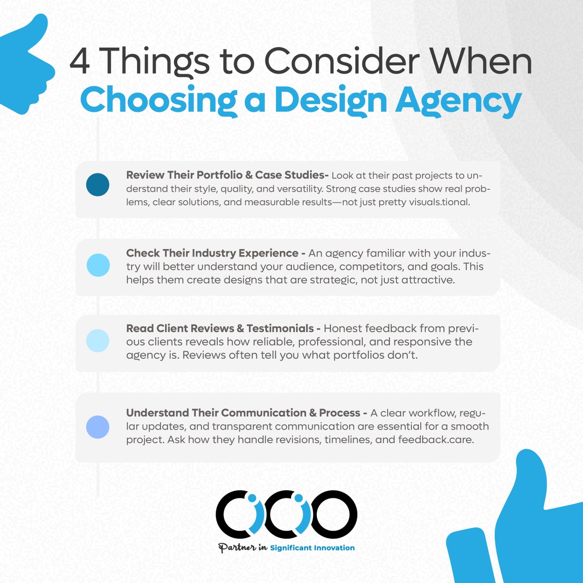 4 Things to Consider When Choosing a Design Agency.