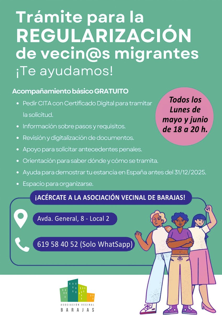 Aso.Vecinal Barajas tweet media