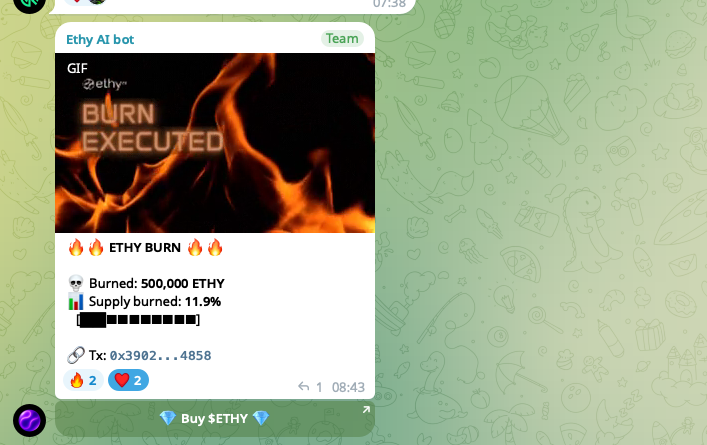 Ethy AI tweet media