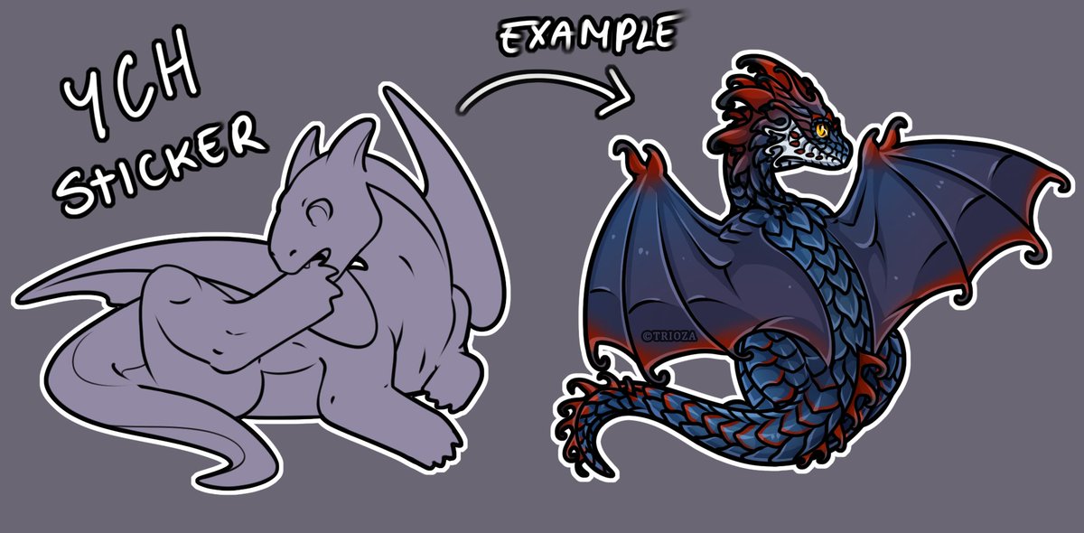🌸 trioza | dragon & fantasy creature arts 🌸 tweet media