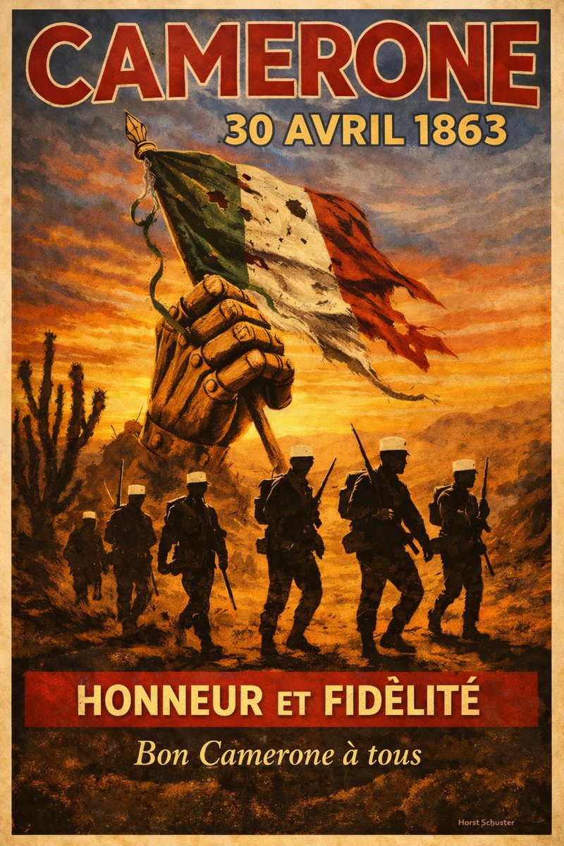 FOLGORESI's tweet photo. Hoy es la conmemoración de la batalla de Camerone. Dia de la Légion Extranjera. https://t.co/NDjj9votp9