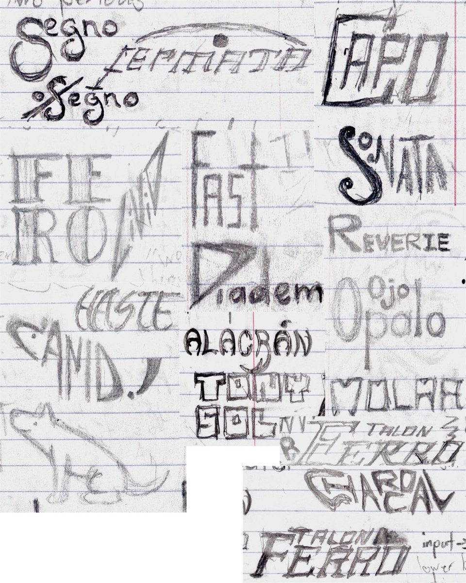 I like sketching out random logo ideas for funsies