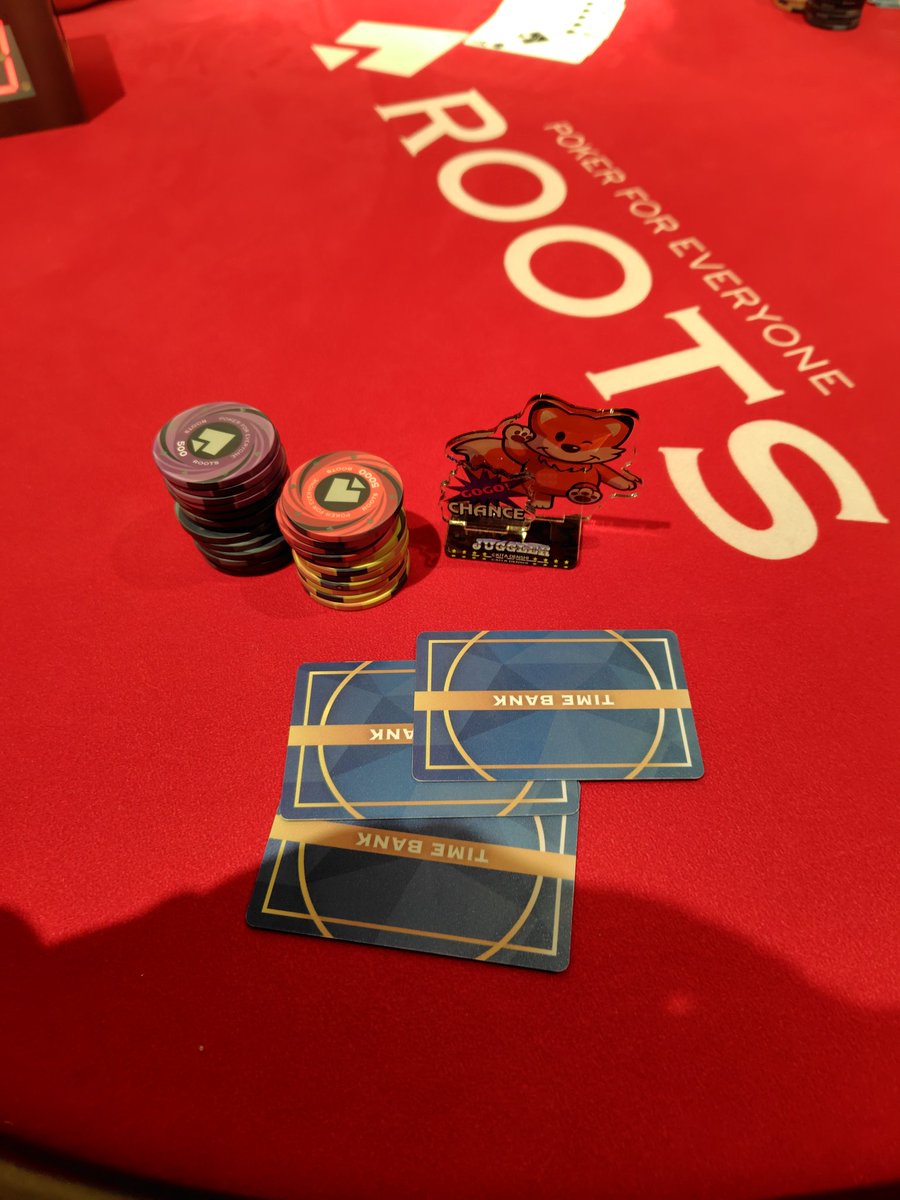 2日連続出場、
FTとかは考えず、
その場その場で冷静になります😔
#rootspoker
