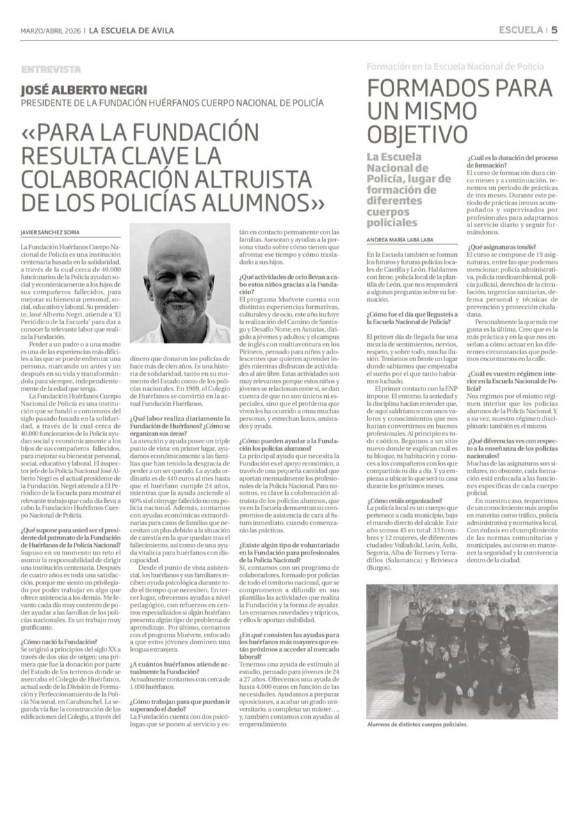 Fundación Huérfanos CNP tweet media