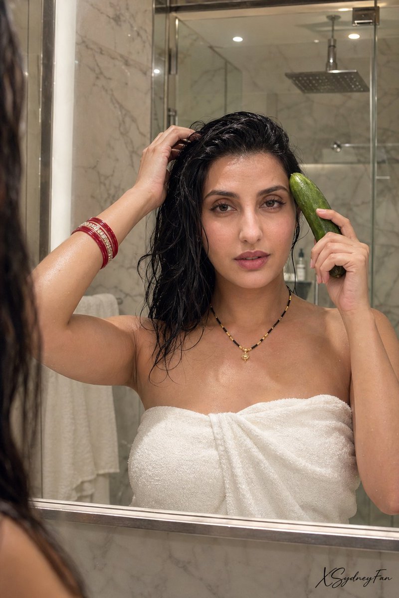 Photograph Capturing the Reflection of a South Asian Woman with