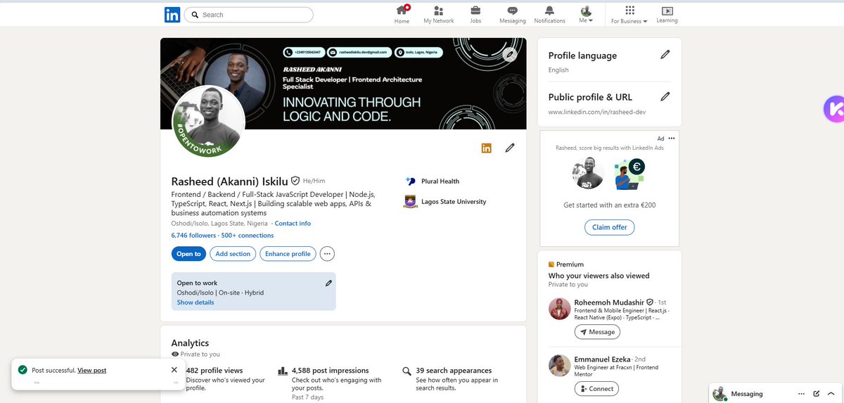 Rasheed | AI + Web & Mobile App Developer 🇳🇬🇺🇸 tweet media