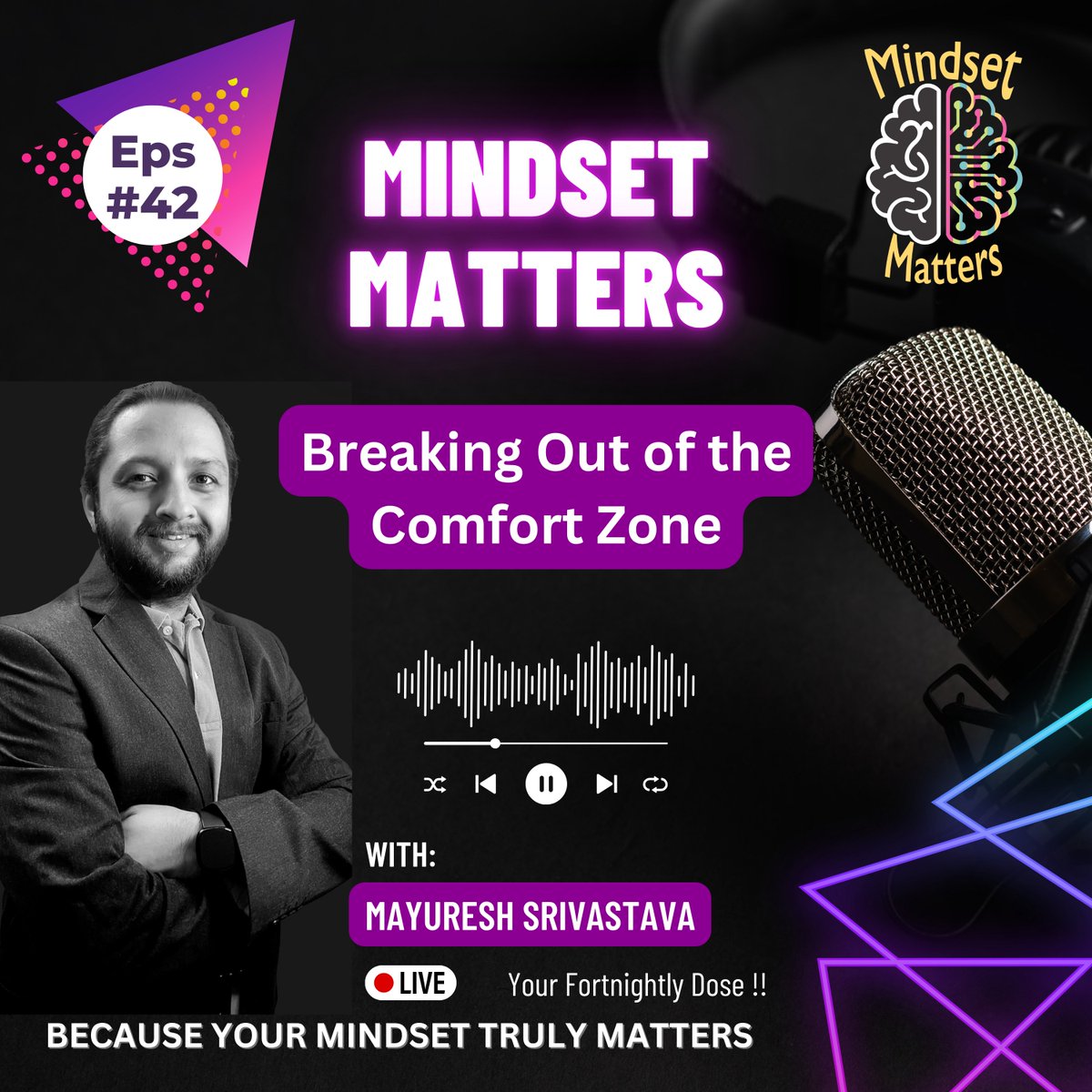 0MindsetMatters's tweet image. Your comfort zone isn’t holding you back…
It’s protecting you.
But growth begins the moment you step beyond it.

New episode: Breaking Out of the Comfort Zone 🎧
open.spotify.com/episode/0JKss6…

#MindsetMatters #GrowthMindset #ComfortZone #TakeAction #SelfGrowth #Podcast