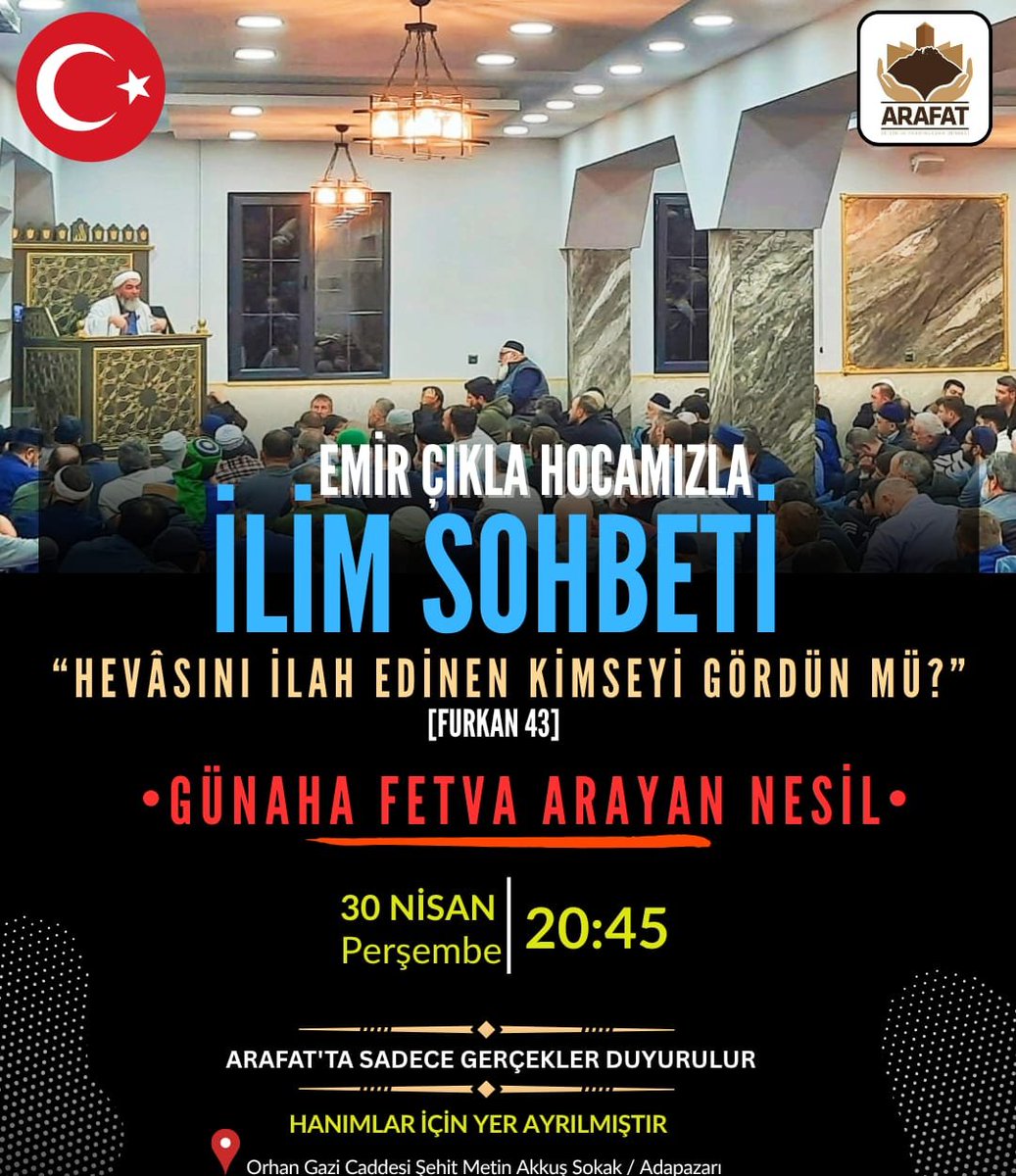 “Allah’ın Hükmü Dururken Sen Kimi Dinliyorsun?”
“Sen gerçekte hoca aramıyorsun,yaptığın yanlışa Onay Arıyorsun!”
#islam #ahlak #kul