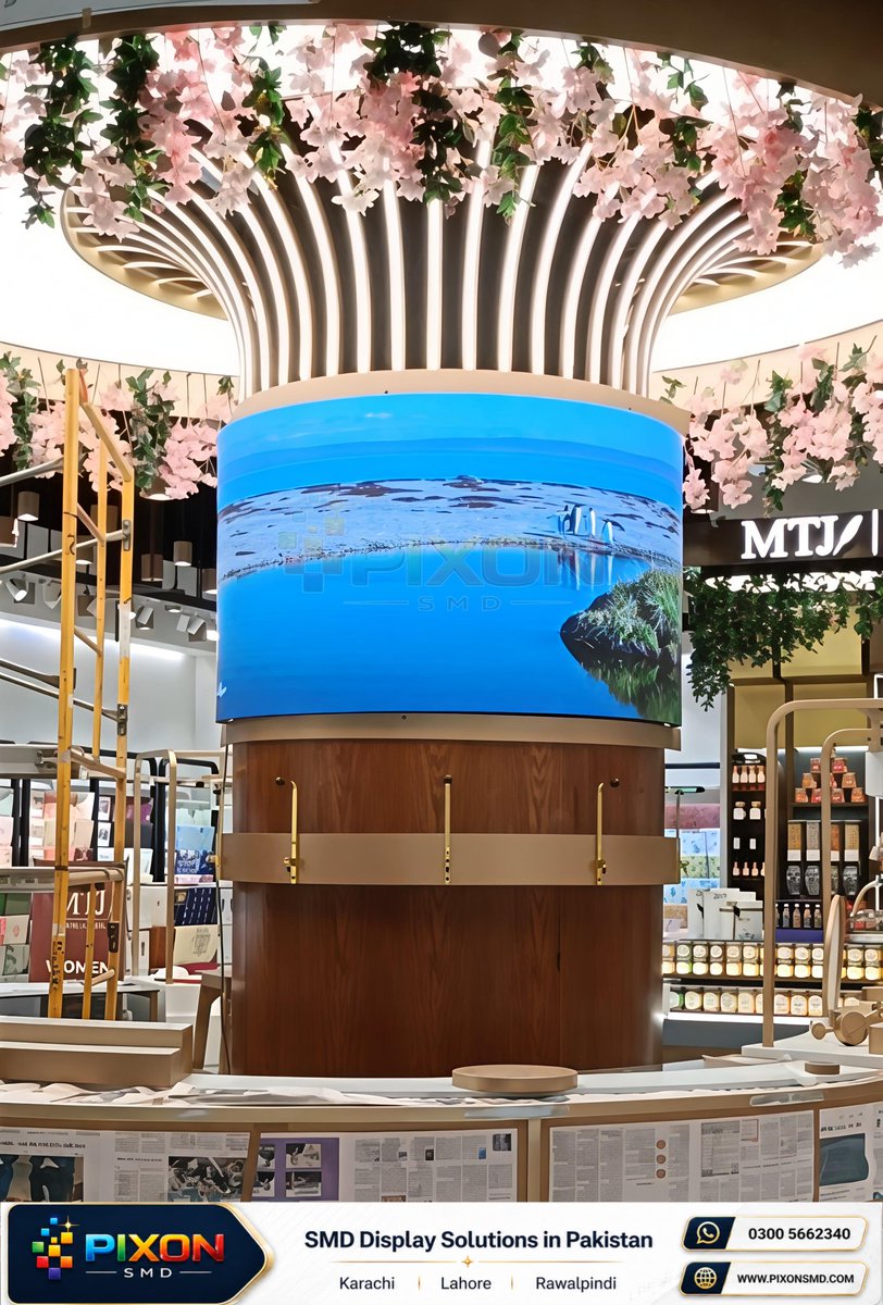 pixonsmd's tweet image. ✨ Upgrade your space with our P2.5 Flexible Indoor SMD Screen
Seamless curves. Ultra HD clarity. Eye-catching visuals. 🔥
Perfect for retail, malls &amp;amp; modern interiors.
📍 Karachi | Lahore | Islamabad | Rawalpindi | Multan
📩 DM for details
#SMDDisplay #FlexibleLED #IndoorLED