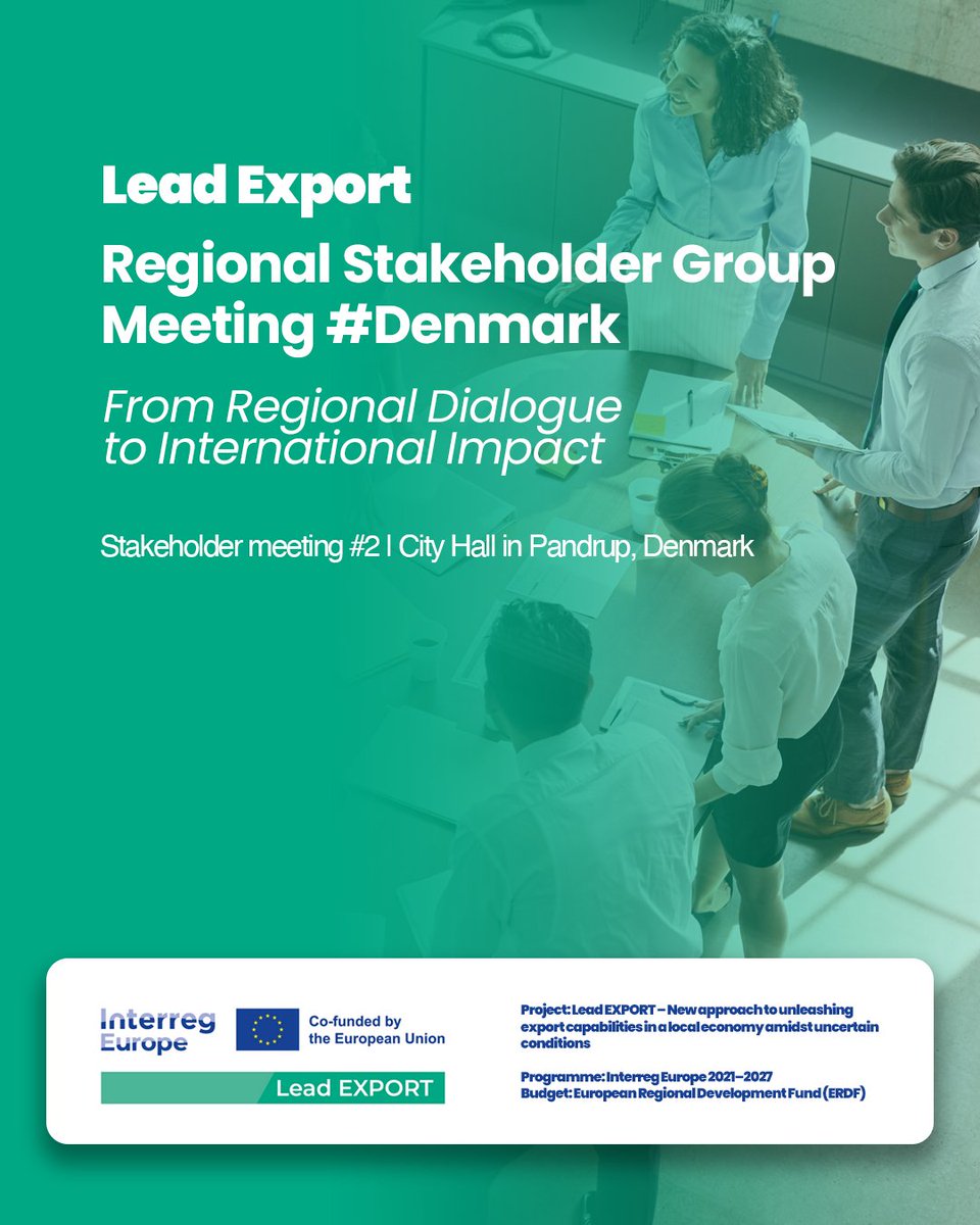 ProjektL28967's tweet image. LEAD EXPORT: meeting in Pandrup 🇩🇰 + insights from Crete 🇬🇷
Focus: funding &amp;amp; best practices 💡
 #LeadExport #SMEs #Export