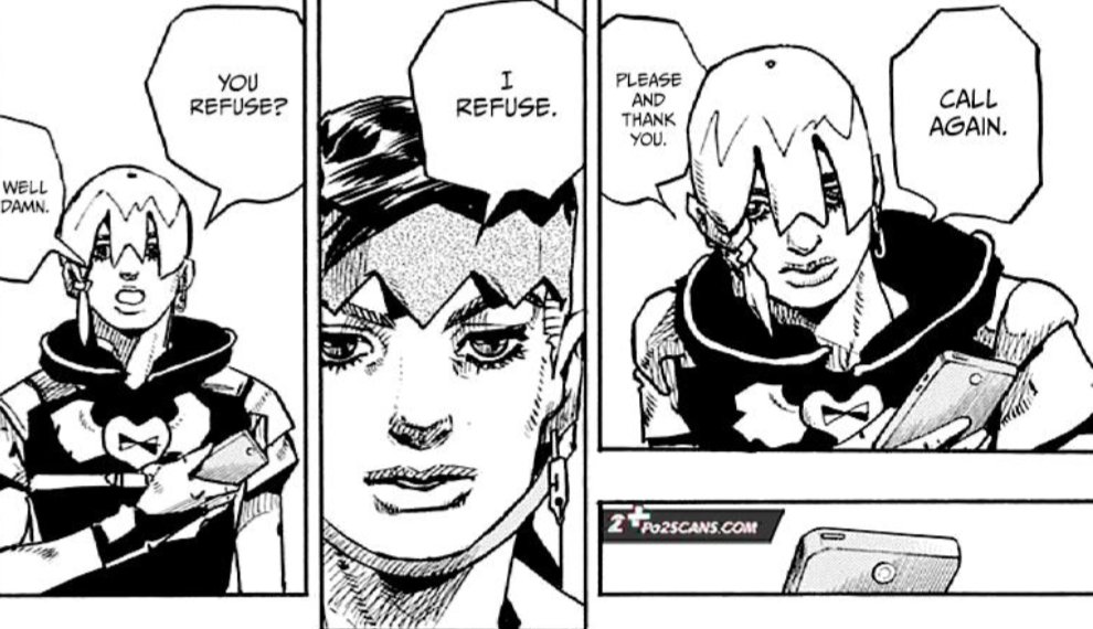 Again 
Jodio is so funny for like 0 reasons

He might be the funniest JoJo we have
(Outside Joseph)