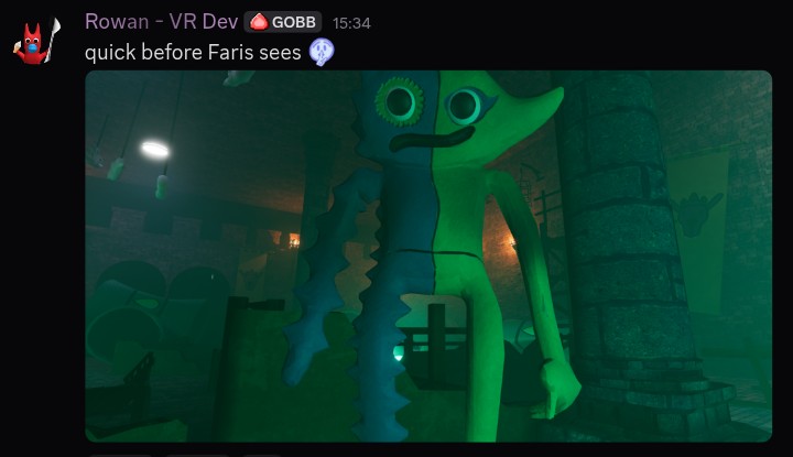 BanbanTimes_555's tweet photo. ๐จ ๐๐ฅ๐๐๐๐๐ก๐ ๐ก๐๐ช๐ฆ ๐จ
Rowan H, the developer of Distorting Clay, posted a screenshot of the game ๐ธ
Bittergiggle, who was also featured in a scene from the Reveal Trailer, is in what appears to be a kingdom ๐ฐ
#GartenofBanban #GOBBVR #DistortingClay https://t.co/iSB3j8TWXM