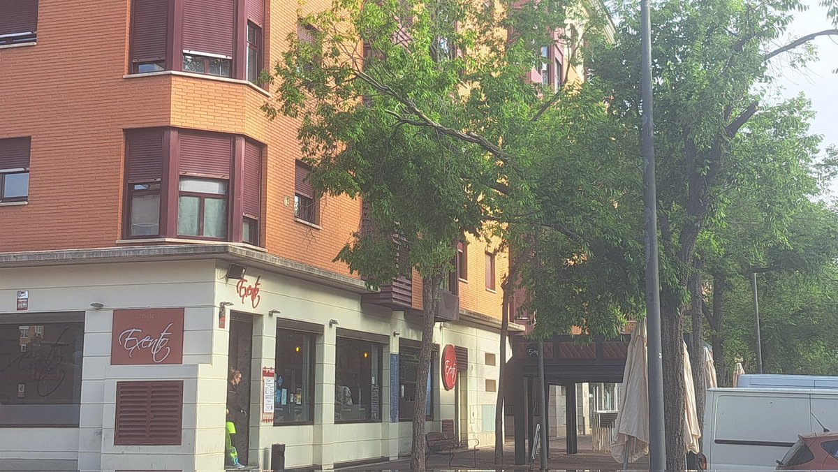 manueldufe's tweet photo. @ppyjj_alcorcon @AytoAlcorcon Calle Oslo 8 frente a bar Exento, dos ramas de gran tamaño a punto de caer desde hace semanas. Hagan por cortarlas y evitar caída en zona de terraza del bar y acera. https://t.co/fQnfkAzJoK