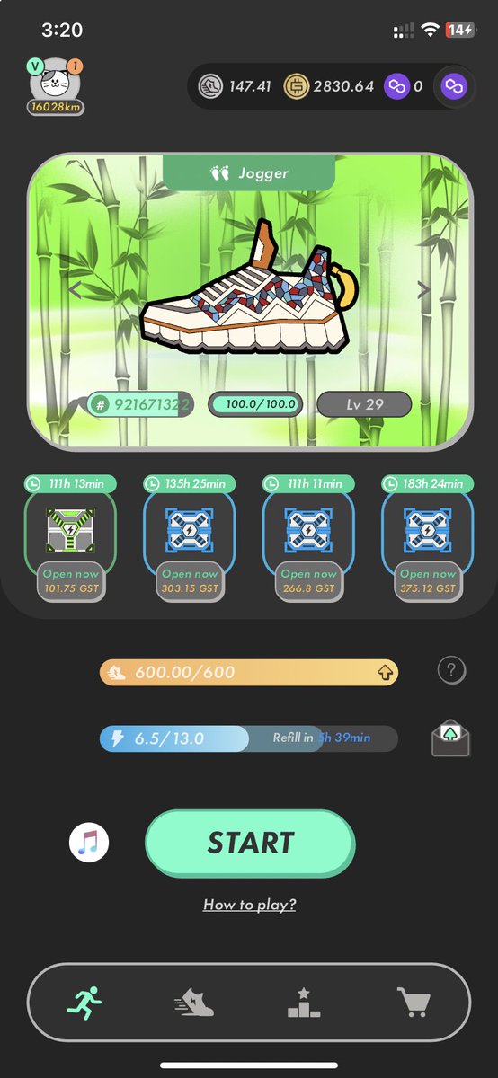 BulbulYellow's tweet photo. @CioSilv @Stepnofficial 💖 13 Energy in Polygon Realm.
Got an MB5 and loving it 💖
@StepSao ✨
#STEPN #PolygonRealm https://t.co/IZHrr5OZCd