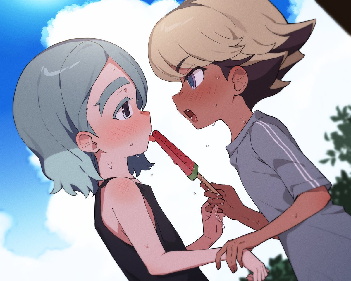 夏のｼﾞｭﾆｱ空笹🍉