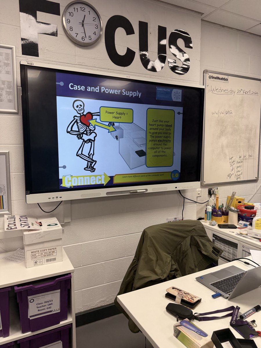 SmallHeathLA's tweet image. Great hands-on learning in Year 7 Computing today!  Students explored computer hardware by dismantling and identifying key components ,bringing theory to life. #Computing #STEM #HandsOnLearning #Year7
