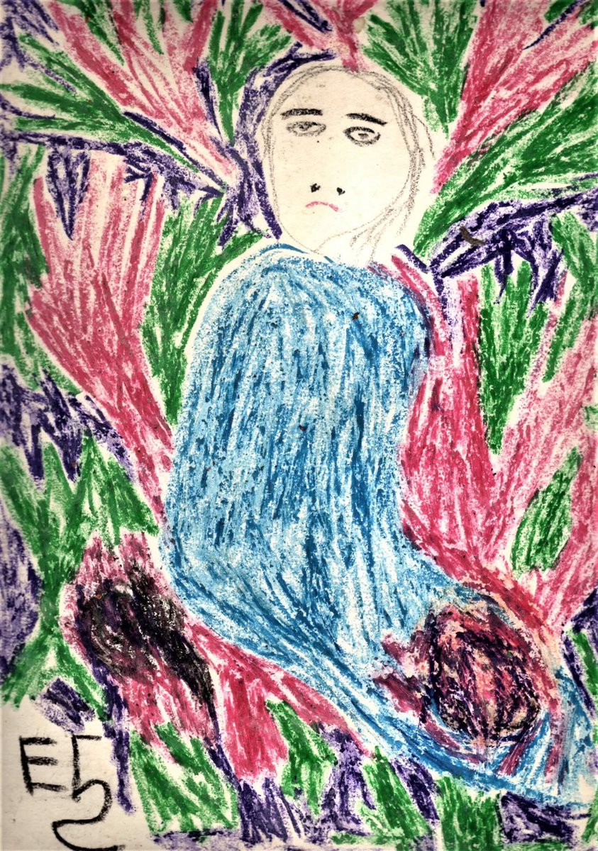 turgutekiz's tweet image. ESMA EKİZ Kağıt Pastel (35x25 cm)
#esmaekiz #artlife #painting #figurativeart #nftart #colorful #color #artbrut #brutart #hamsanat #artbrutmuseum #canvaspainting #art #modernart #design #artist #night #peace #rela #artistsoninstagram #artpainting #artcollector #abstractpainting