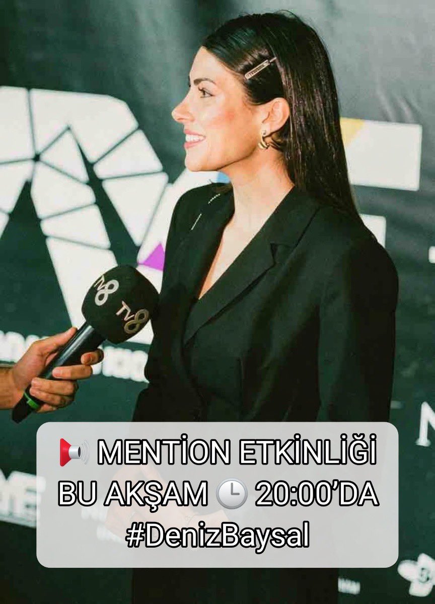 Deniz Baysal Etkinlik tweet media