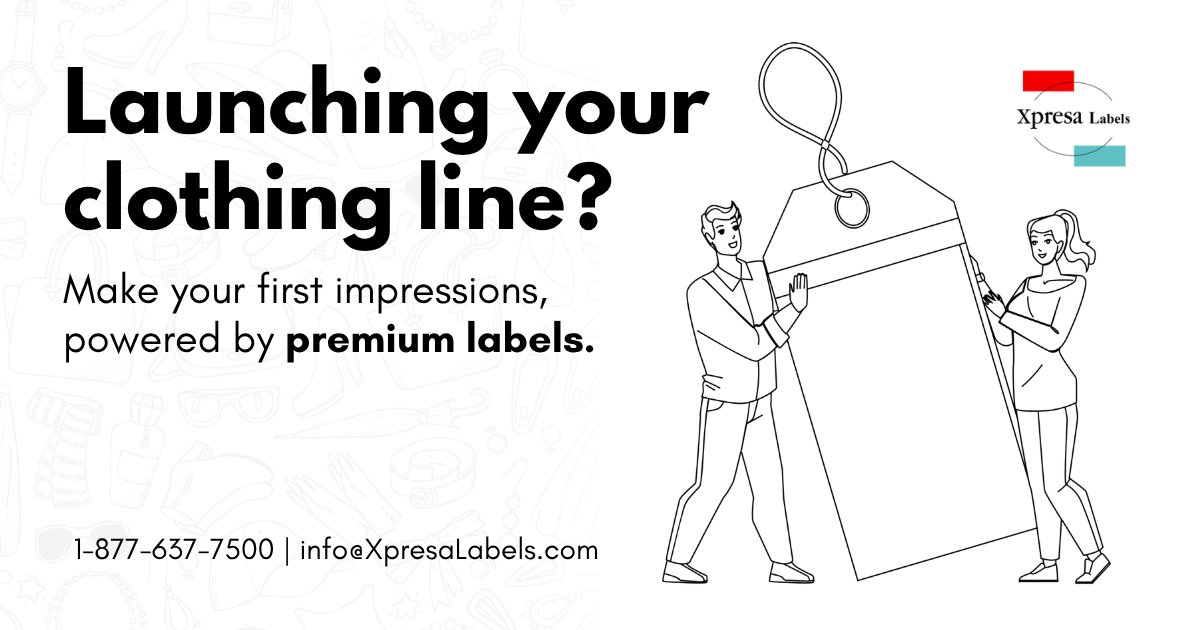 XpresaLabels's tweet image. Launching your clothing line?
Make a bold first impression with premium custom labels.
✔ Woven Labels
✔ Printed Tags
✔ Hang Tags

Create yours 👇
xpresalabels.com
#XpresaLabels #CustomLabels