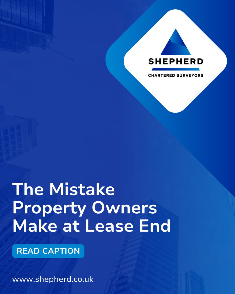 shepherdsurvey's tweet image. Lease end mistakes cost property owners.

Lease expiries, renewals and dilapidations can affect returns. 

Managed well they protect value; poorly cause disputes and cost. 

Start early: plan events, set dilaps strategy, align legal advice. 

#CommercialProperty