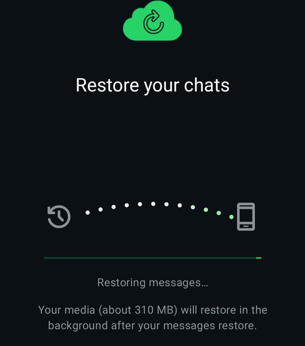GunjanGoyal__'s tweet photo. Had a MAJOR heart attack moment yesterday! 

Out of nowhere my whatsapp asked me to restore the chats (similar experience happened in sept last year but my chats didn't restore bcz storage issues🥲) so i had FULLL paniccc when this happened yesterday 

Mere 2AM ideas sare yahi h https://t.co/DMIRImtl9b