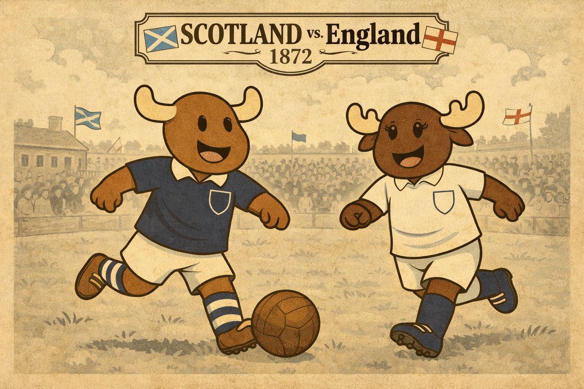 LittleMooseEd's tweet photo. ⚽ Did you know?

The first international football match was played in Glasgow in 1872 — Scotland 0–0 England 👀

Explore more 👇
https://t.co/GWykIrlqMy

World Cup pack ⚽👇
https://t.co/G4TsxL58yx

#WorldCup #SparkCuriosity https://t.co/aGRSnnIIFq