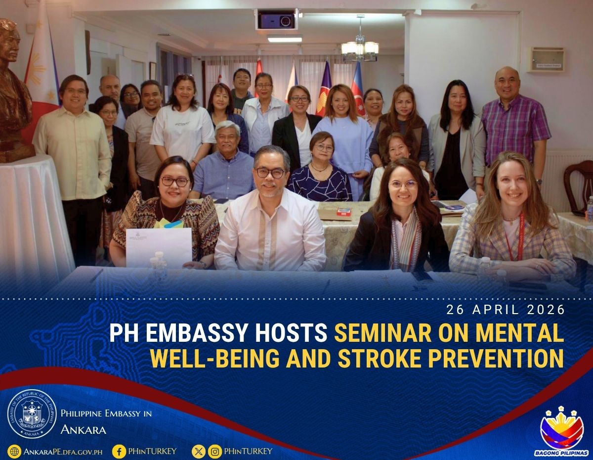 Philippine Embassy in Türkiye tweet media