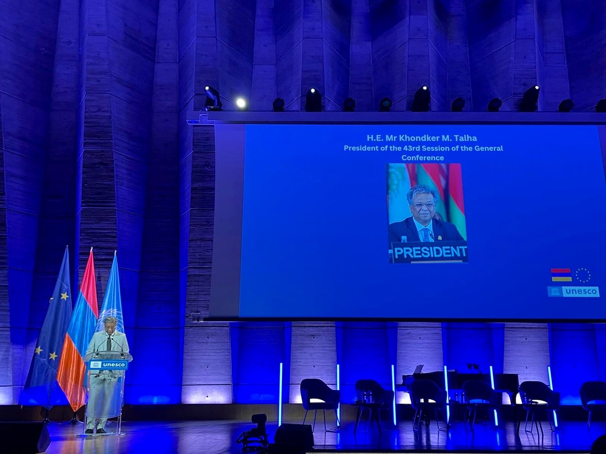 CKokkinakis's tweet image. Small Island Developing States are among the most climate-vulnerable regions but are also key partners in shaping sustainable solutions. 

@EUatOECD_UNESCO hosted with @ArmDl21 the first International Day of SIDS @UNESCO 
 #SDGs #Resilience 

@UNESCOEU @UNESCO_DG @IgnacioYbanez