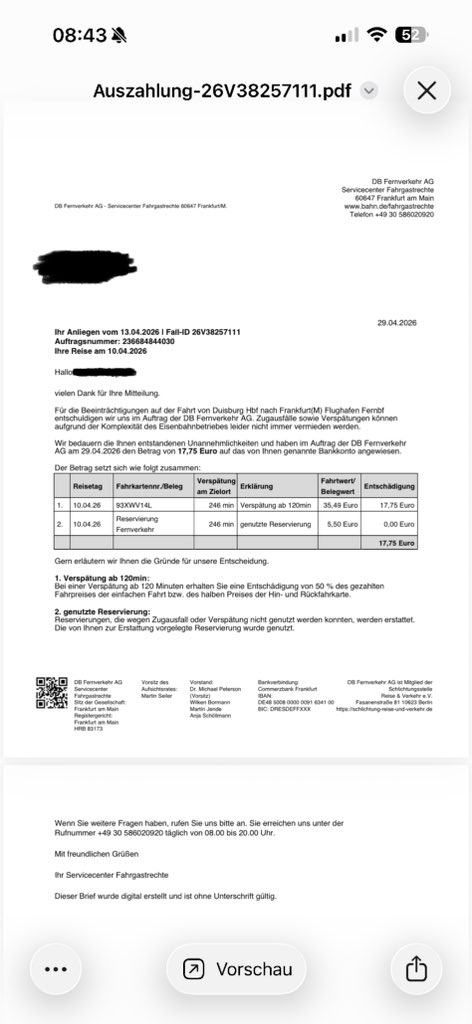 scotvintagesoul's tweet image. Am 10.04 wollte ich einmal mit der Bahn zu einer Veranstaltung fahren und hatte am Flughafen Frankfurt eine Mitfahrgelegenheit weil die Veranstaltung mit der Bahn nicht erreichbar ist, da es auf dem Land war. Der Zug hatte 4 STUNDEN Verspätung! Weiter⬇️ @DB_Bahn #deutschland #db