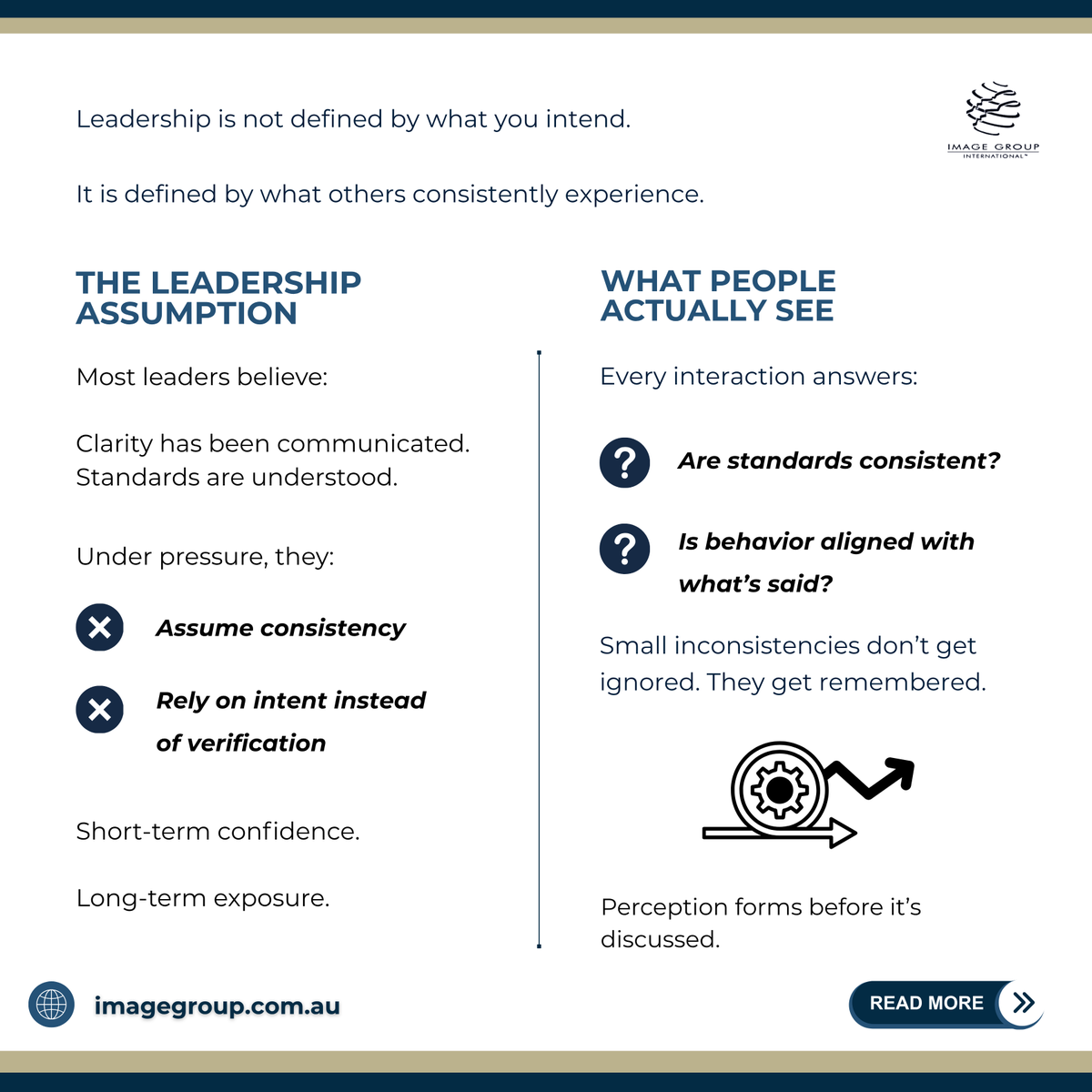 image_group's tweet photo. Most leaders don’t lose trust because of one decision.
They lose it through patterns they didn’t realize were forming.

This week’s The Imagemaker™ explores how perception is shaped in real time and why the leaders who sustain credibility are the ones who observe and act early. https://t.co/iQWedIaxgG