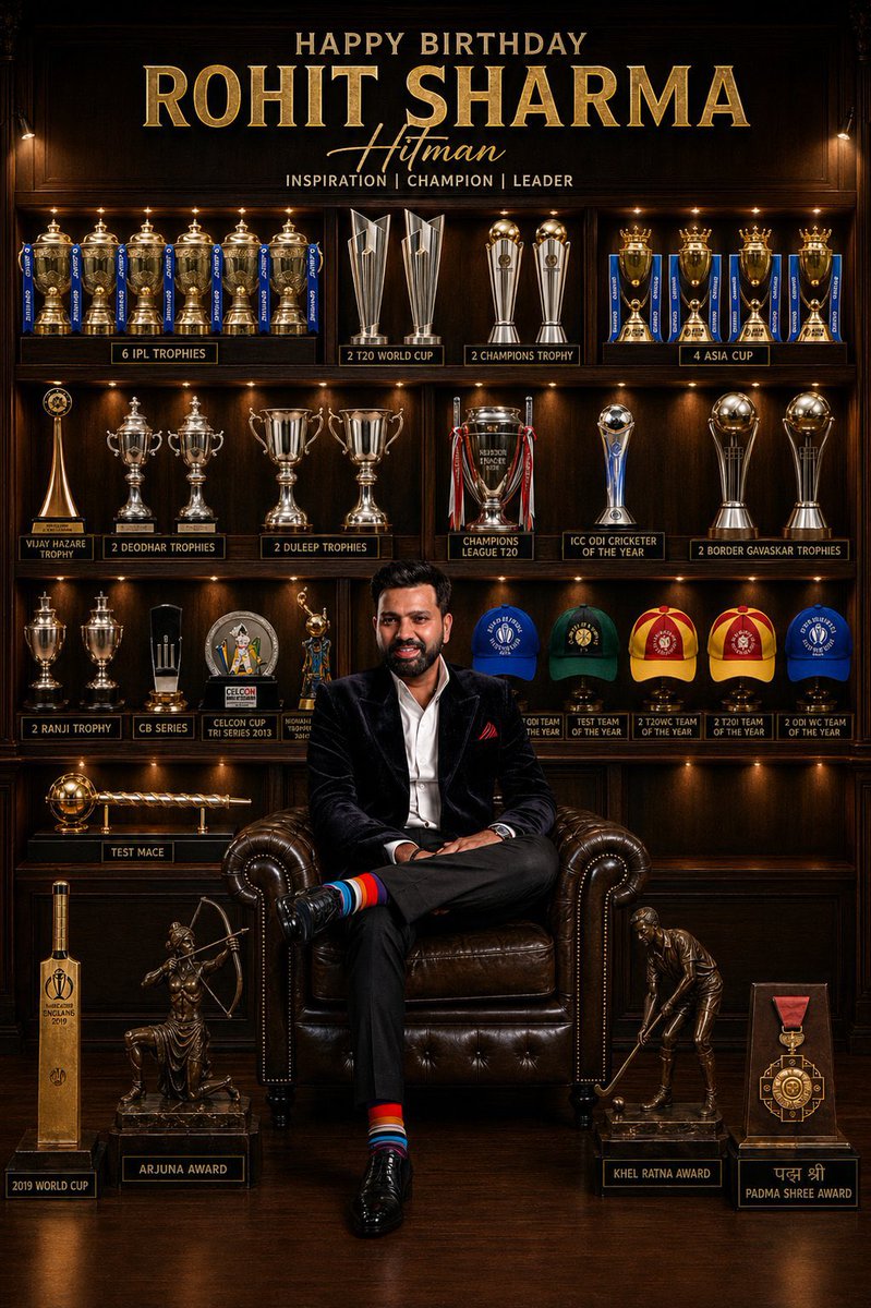 JillaSanjaY22's tweet image. #HappyBirthdayRohitSharma #Hitman #TeamIndia #MI #GOAT
@ImRo45