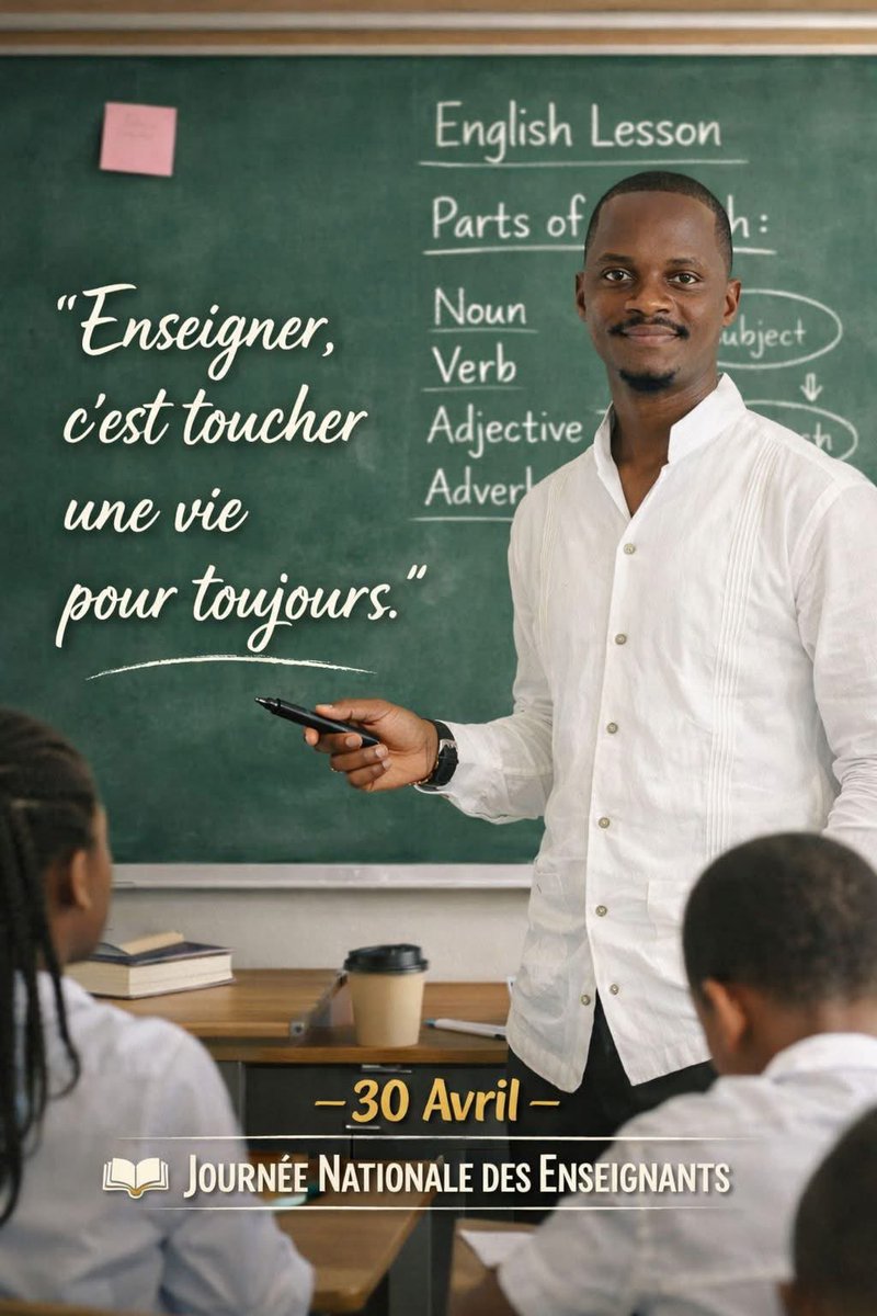 NELLYTSHELAMUT's tweet photo. 📚 Journée de l’Enseignement en République Démocratique du Congo 🇨🇩
Enseigner, ce n’est pas simplement transmettre un savoir.
C’est #façonner des esprits, #éveiller des consciences et #semer des graines d’avenir.
Chaque parole prononcée en classe, chaque regard, chaque attitude…
laisse une empreinte.
Une #empreinte qui peut construire… ou détruire.
👉 Enseigner, c’est toucher une vie pour toujours.
Soit positivement, en inspirant, en guidant, en révélant le potentiel.
Soit négativement, en brisant la confiance ou en éteignant une vocation.
Aujourd’hui, rendons hommage à celles et ceux qui choisissent d’élever plutôt que d’abaisser,
de transmettre avec cœur plutôt qu’avec routine.
Parce qu’un bon enseignant ne forme pas seulement des élèves,
il forme des vies, des leaders, et des bâtisseurs de demain.
✨ Honorons les enseignants qui changent le monde… une classe à la fois.
#JournéeDeLEnseignement #RDC #Éducation #Leadership #Impact