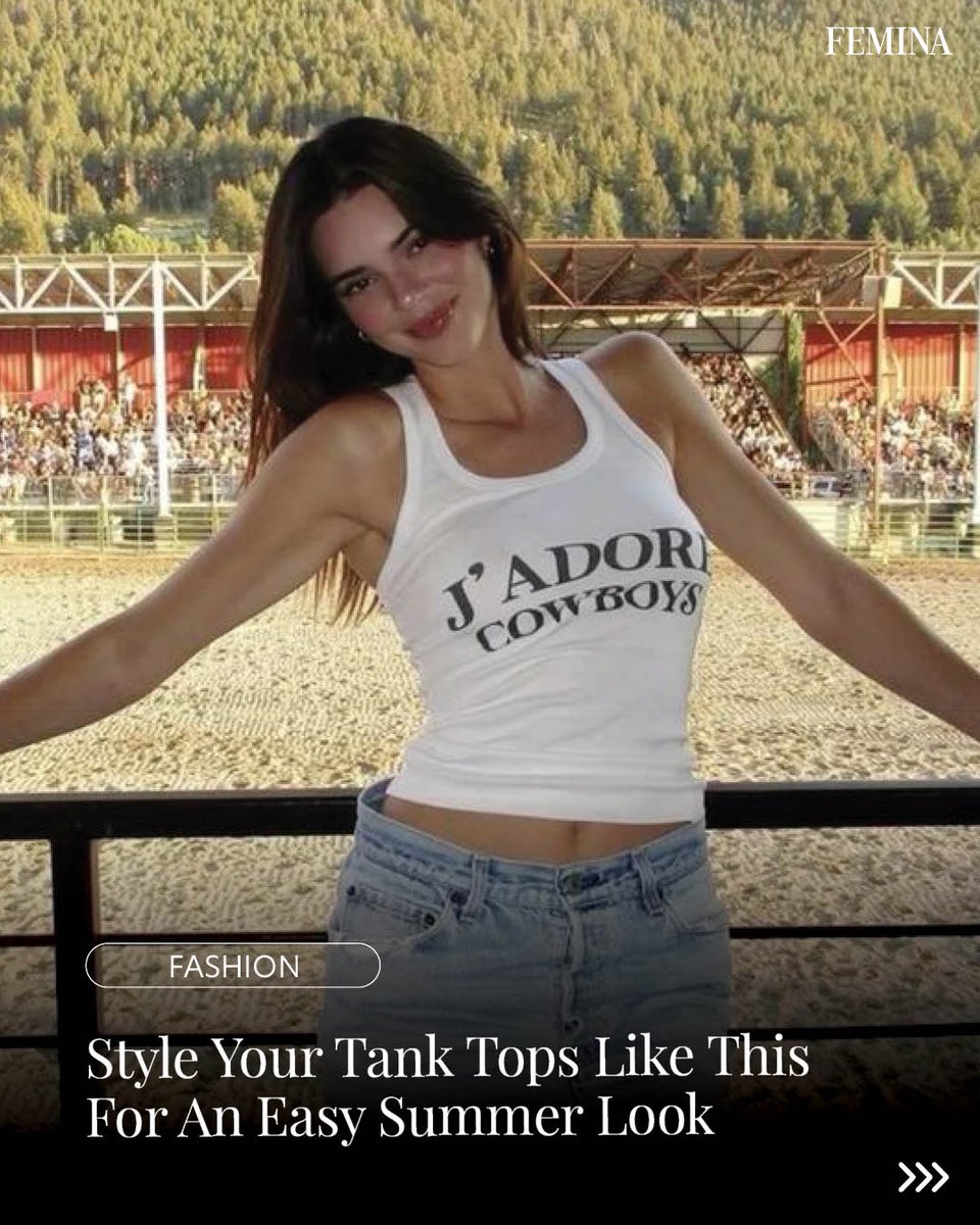 FeminaIndia's tweet image. Tank tops just make summer dressing easier. No overthinking, no extra effort — just simple pieces that always work and somehow still look put together. Because when it’s this hot, your outfit really shouldn’t be doing the most.

#Femina #Fashion #Celebs #fyp