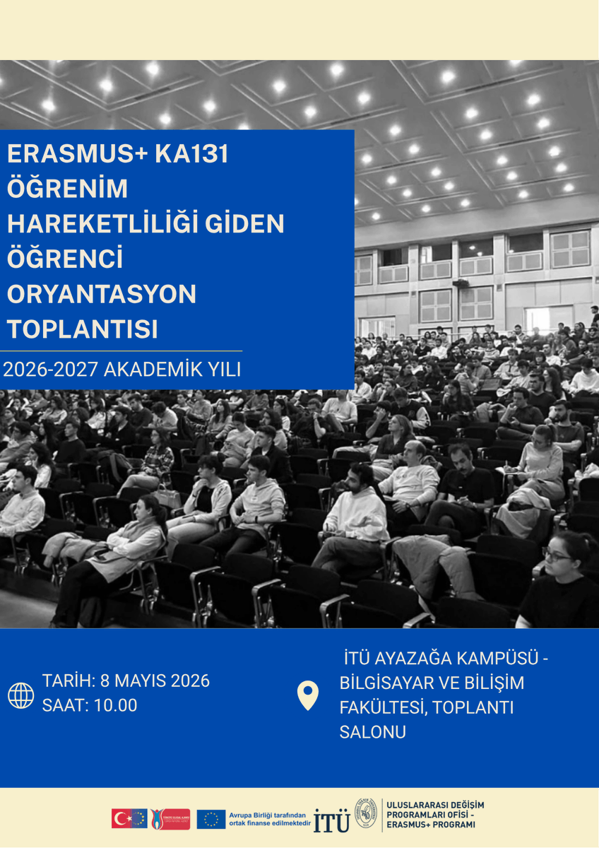 int_ITU's tweet photo. 2026-2027 Akademik Yılı Erasmus+ KA131 Giden Öğrenci Öğrenim Hareketliliğine katılmaya hak kazanan öğrencilerimizi oryantasyon günümüze bekliyoruz.🐝🌐
@ulusalajans @itu1773en 
#itü #erasmus https://t.co/JbVkPcxcEi