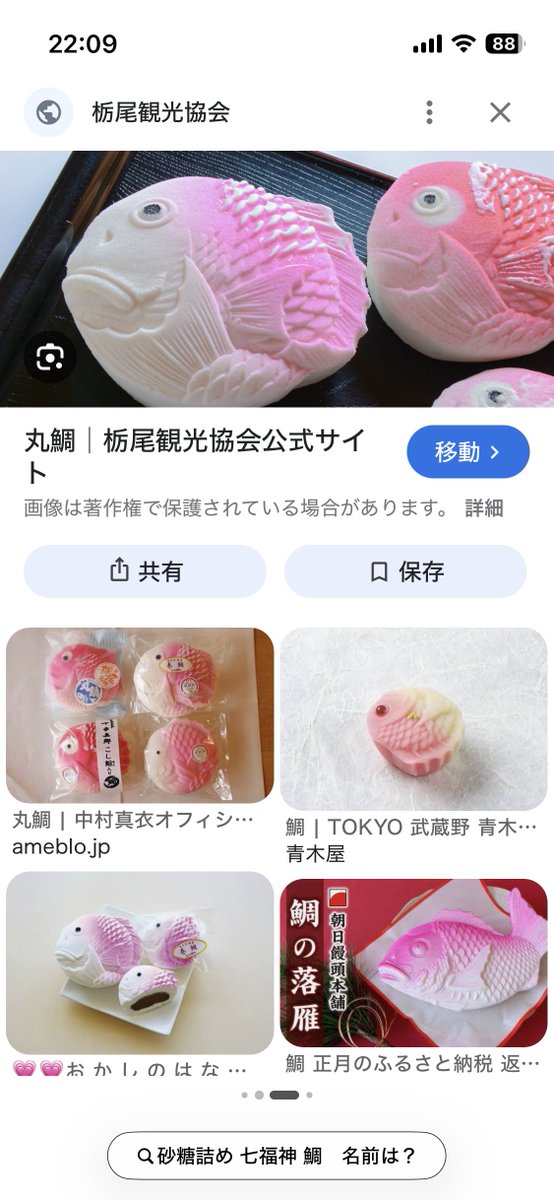 映画を観に行ったお出掛け先で、可愛らしい鯛のデザインのたい焼きが