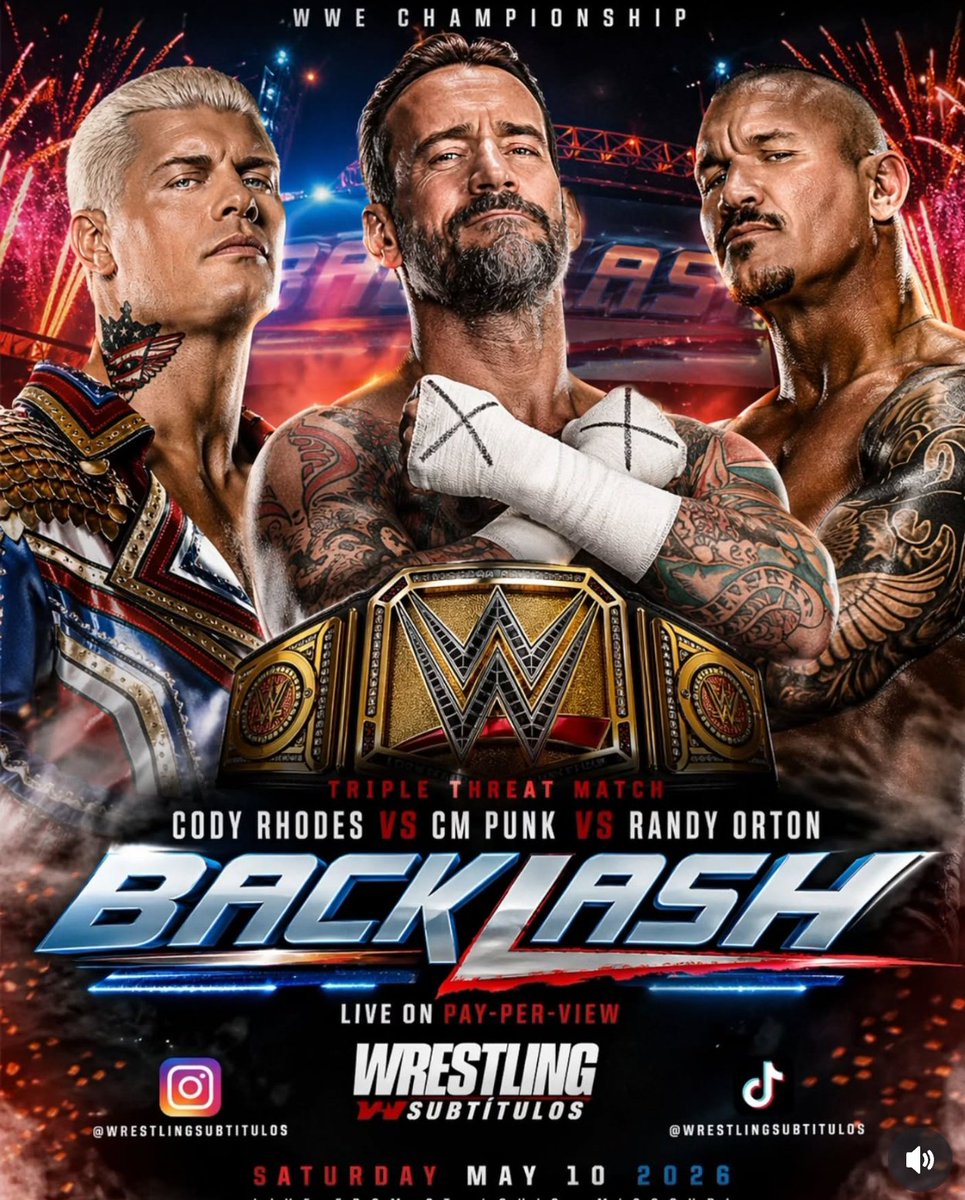 DadesBanzaiOP's tweet photo. Que os parecería esto? Y quien debería ganar ? #wwe #CmPunk #CodyRhodes #RandyOrton #Backlash https://t.co/Z13W6iqM8b