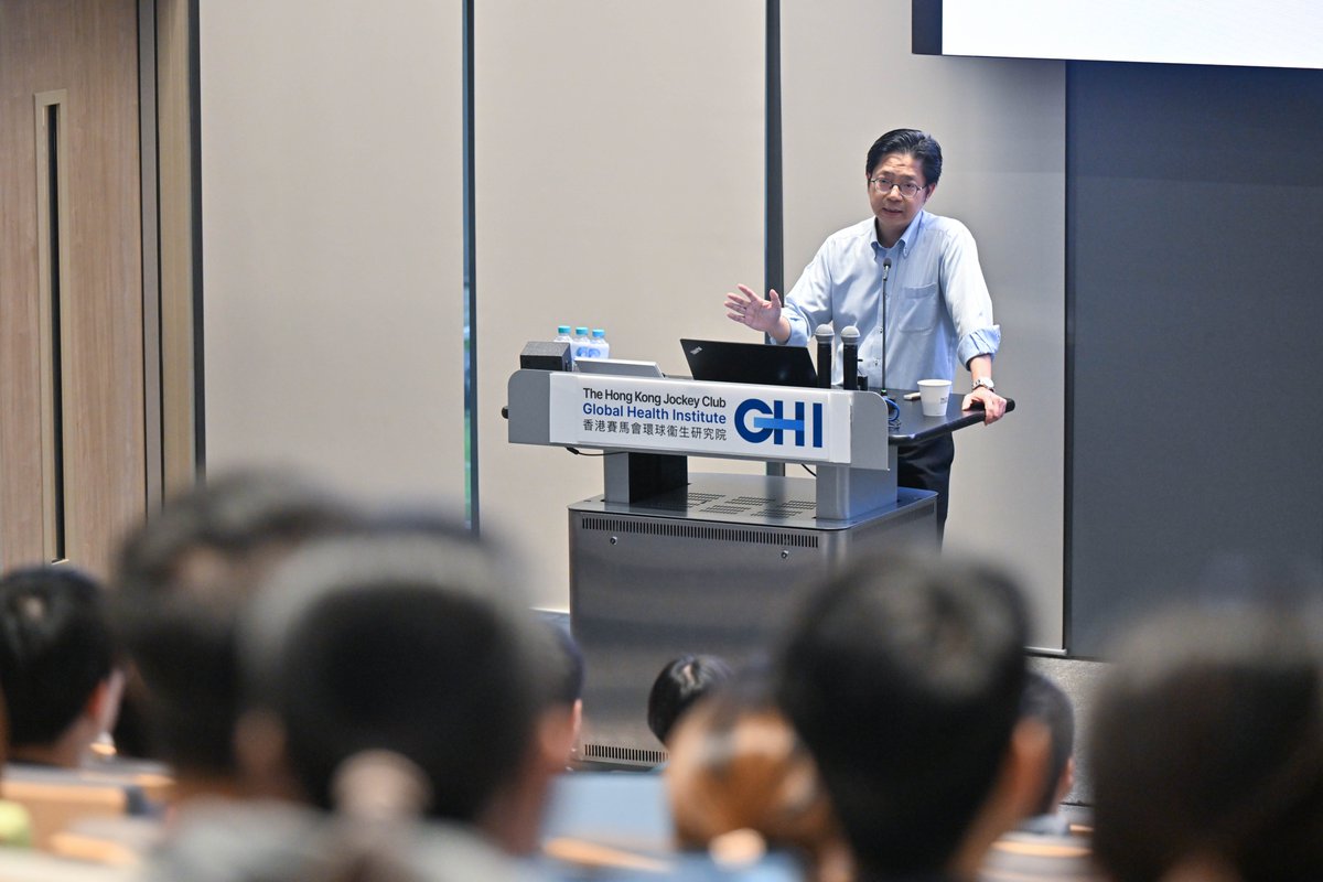 hkjcghi's tweet photo. Around 120 participants joined the HKJCGHI Co‑Directors Public Lecture on 29 April 2026 to hear our three Co-Directors' insights on immunology, pandemic preparedness &amp; vaccine research, highlighting how research can address future health threats. Details: https://t.co/dTJZczoLKb https://t.co/2BqqSCI192