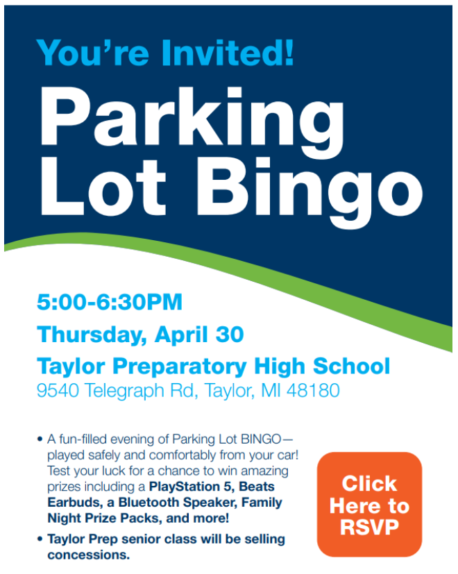 TaylorExemplar's tweet photo. Hi TEA,
All TEA families are invited to NHA's Parking Lot Bingo at Taylor Prep High School today April 30th at 5:00 p.m. If you have any questions, please reach out to Mrs. Gregory at Sgregory@nhaschools.com.  RSVP LINK:
https://t.co/eE6YNKxS4i
We hope to see you!
🍎 Ms. Marrugi https://t.co/BLk7dmvIYd