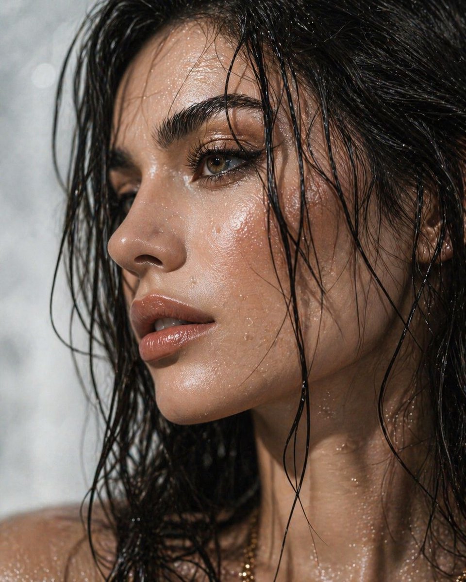 Ultra-Detailed Dewy Skin Portrait