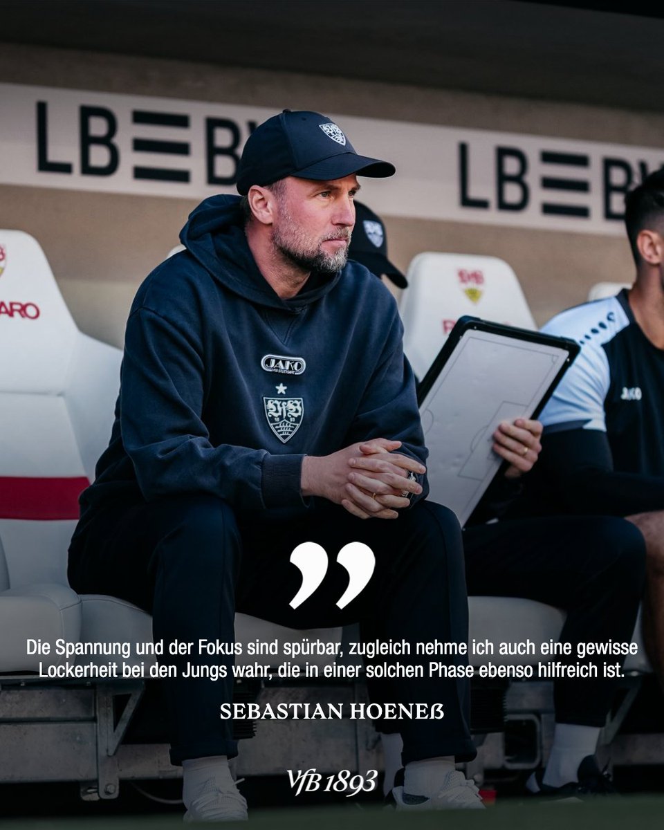 VfB's tweet image. „Das i-Tüpfelchen draufsetzen“

Spannendes Tabellenbild, großer Support. Zahlreiche Fans werden den VfB am Samstag nach Hoffenheim begleiten. Cheftrainer Sebastian Hoeneß hat klare Erwartungen an das Spiel seines Teams.

Zur Meldung: go.vfb.de/news7720

#VfB | #VfB1893 |