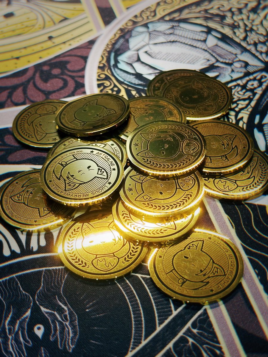 ao1fe_x's tweet photo. Feeling rich with my pile of dog coins 😏

#Merryweather https://t.co/PmSeYvKpB5