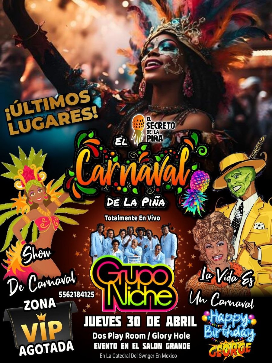 AmorCuriosos's tweet photo. Es hoy, es Hoy a quien veremos ahi ?
@secretopinaswmx 
#NocheDeCarnaval https://t.co/OzczNVqCGu