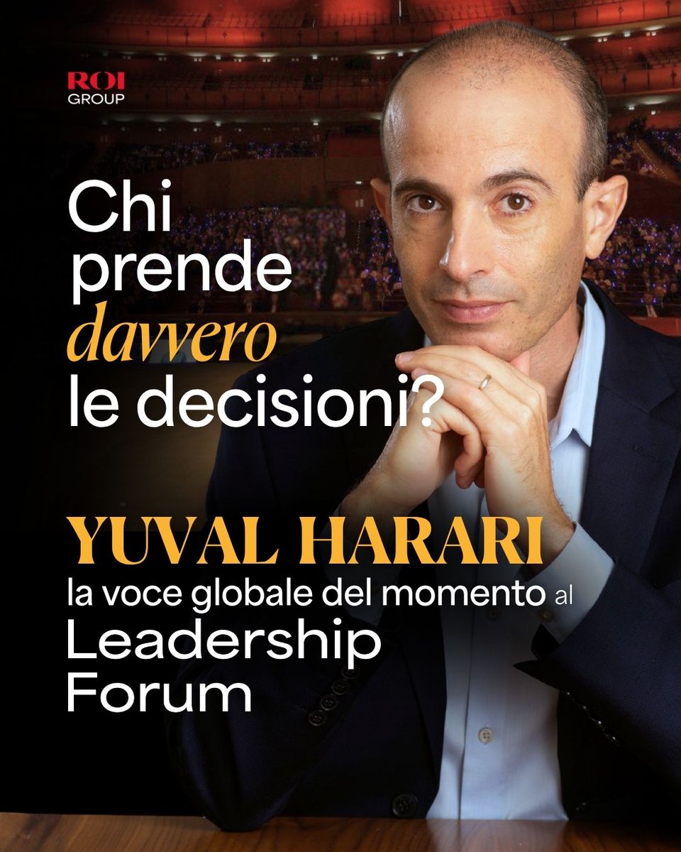 roigroupit's tweet image. Qual è il ruolo dell’essere umano quando i dati guidano le scelte?
Per i #leader il messaggio è chiaro: la sfida non è tecnologica, ma culturale.

📌 Per cercare di dare una risposta a questa importante domanda, il #LeadershipForum accoglierà una delle voci di maggior visione