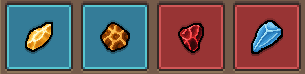 pixel_at_twg's tweet image. With the new update comes new sprites! All gem Relics have had a make over. Do you have a new favourite?

#indiedev #gamedev #incremental #gameplay #freegame #pixelart