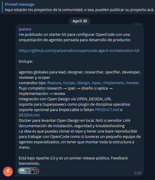 ErickSky's tweet photo. 🗣️Acaban de publicarlo directo desde el Telegram de mi comunidad

Imagina clonar un repo y tener de inmediato un equipo completo de agentes IA especializados (Lead, Designer, Researcher, Specifier, Developer, Reviewer y Scraper) trabajando en flujo real:

- Research → Spec → Diseño (si hace falta) → Implementación → Review

- Comandos mágicos: /feature, /scope, /design, /spec, /implement, /review

- Integración nativa con Open Design

- Soporte para Superpowers e Impeccable

- Todo con Docker listo para local, NAS o servidor LAN

Sin montar nada a mano. 
Solo clonas y tienes tu mini-equipo de élite reproducible.

REPOOO👇