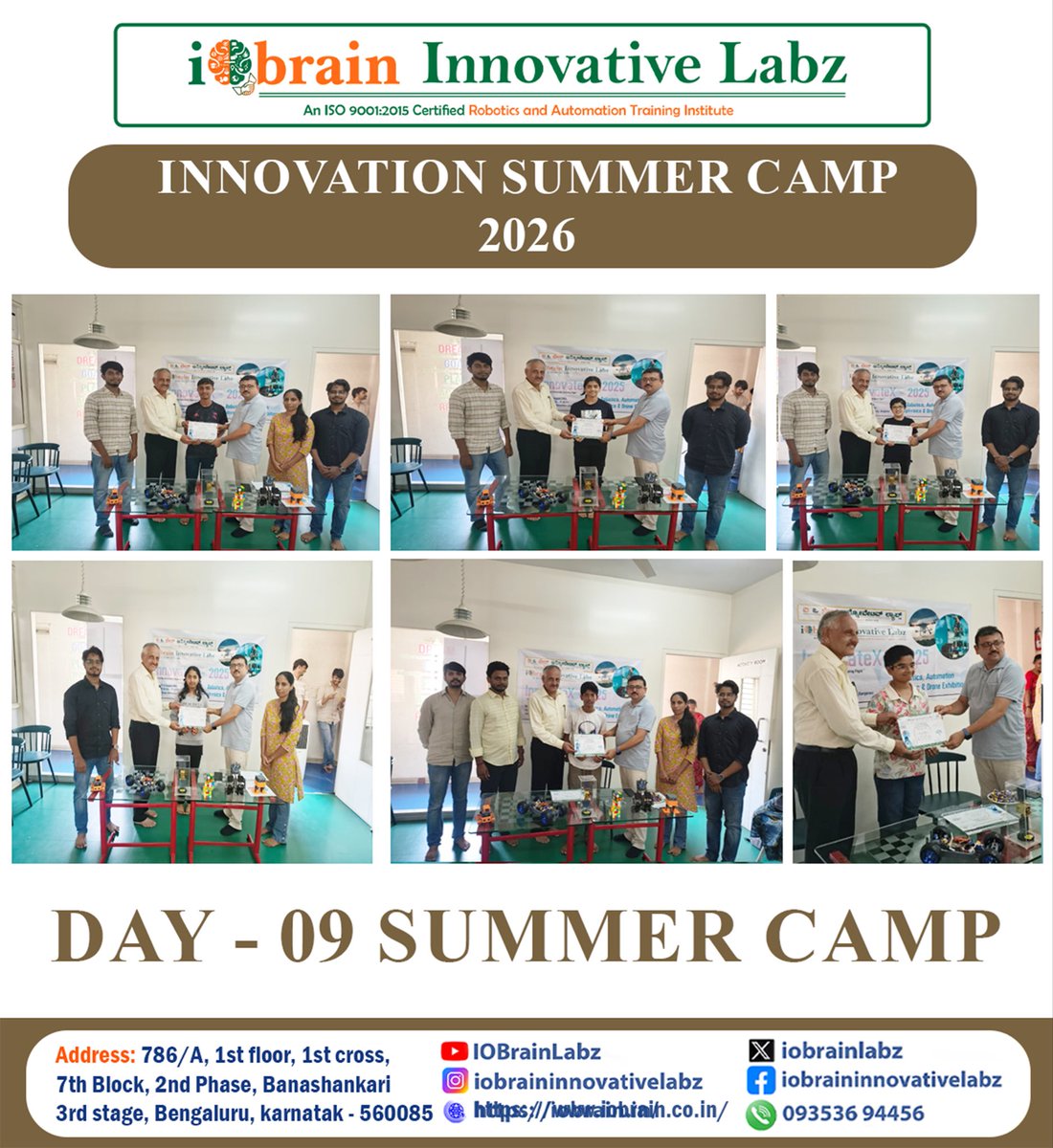 iobrainlabz's tweet image. Last Day of the 2nd Batch Summer Camp 🎉
A beautiful journey comes to an end, but the learning continues! 🚀💡
So proud of these amazing young stars 🌟

#SummerCamp #FinalDay #iObrain #Celebration