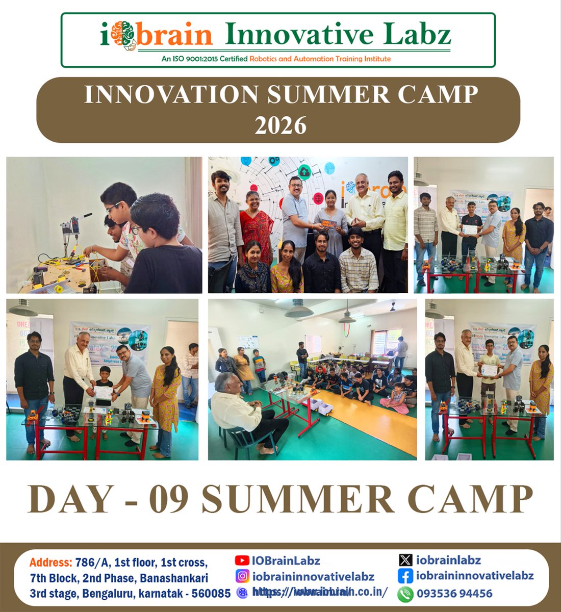 iobrainlabz's tweet image. Last Day of the 2nd Batch Summer Camp 🎉
A beautiful journey comes to an end, but the learning continues! 🚀💡
So proud of these amazing young stars 🌟

#SummerCamp #FinalDay #iObrain #Celebration