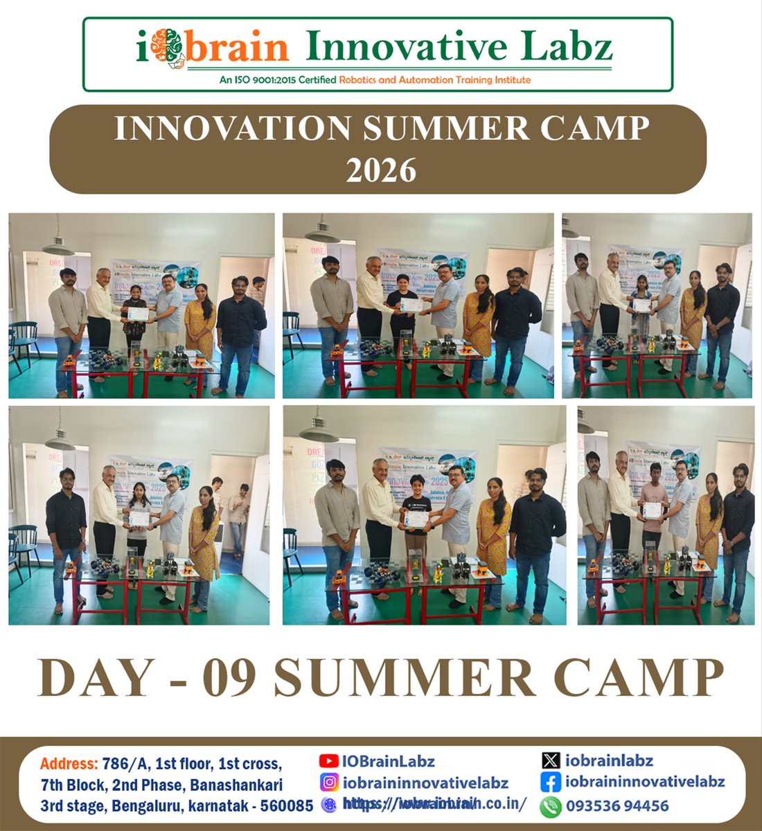 iobrainlabz's tweet image. Last Day of the 2nd Batch Summer Camp 🎉
A beautiful journey comes to an end, but the learning continues! 🚀💡
So proud of these amazing young stars 🌟

#SummerCamp #FinalDay #iObrain #Celebration