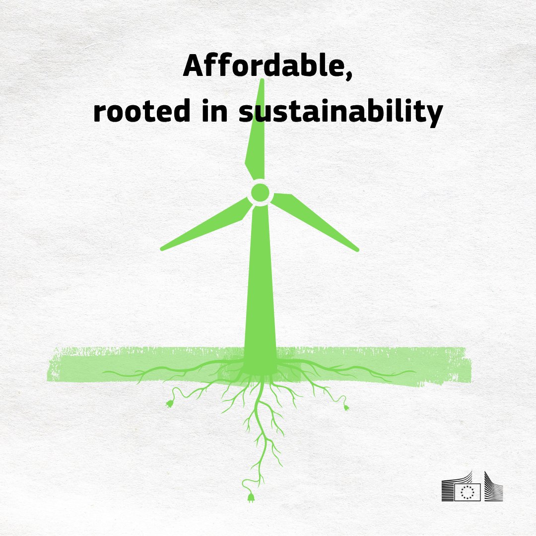 Affordable and clean energy, made in EU.

We launched new measures to help you lower bills and switch suppliers with ease.

We're also working with EU countries to protect vulnerable households from disconnections and to support local energy communities.

link.europa.eu/kMfvqt